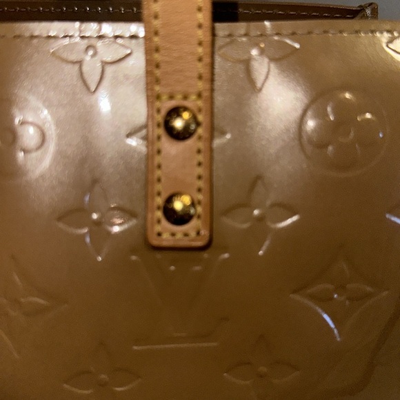 Louis Vuitton 2005 Beige Vernis Reade PM Small Purse MI0085 Top Handle LV - Picture 13 of 16